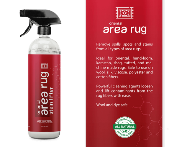 Stain Lifter area rug bottle and label